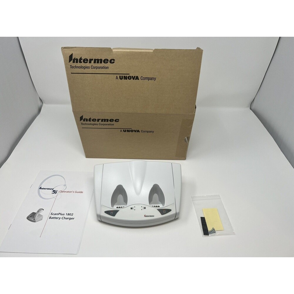 INTERMEC BARCODE SCANNER SCANPLUS 1802 BATTERY CHARGER 3-360029-04 NEW